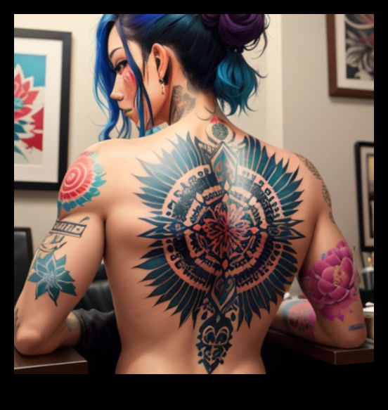 Canvas of Courage: Unveiling Back Tattoo Elegance