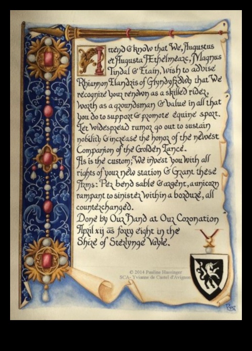 Σενάριο και κύλιση Η τέχνη της καλλιγραφίας σε μεσαιωνικά χειρόγραφα 4 Script and Scroll: The Art of Calligraphy in Medieval Manuscripts