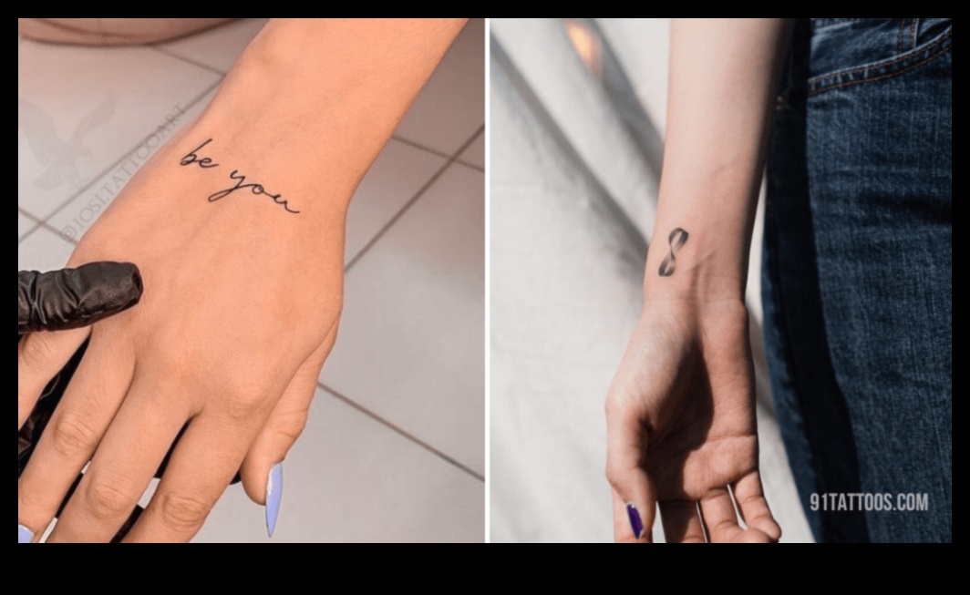 Petite Enchantments: Wrist Tattoos Casting a Spell