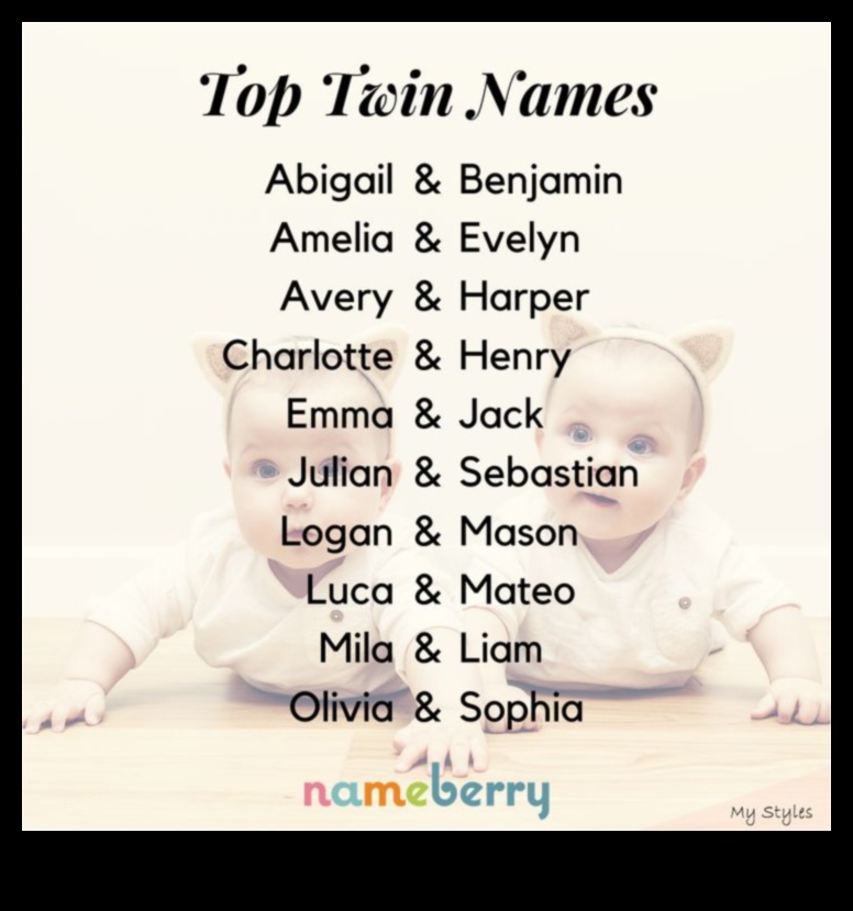 Παιχνιδιάρικα ζευγάρια: Χαριτωμένα και συμπληρωματικά δίδυμα ονόματα μωρών