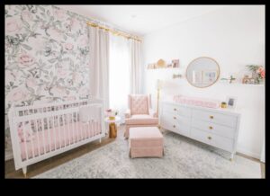 Blossom Boost: Floral Nursery Elegance