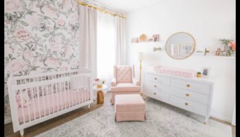Blossom Boost: Floral Nursery Elegance