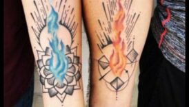 Twin Flames: Igniting Passion με εξαίσια τατουάζ που ταιριάζουν